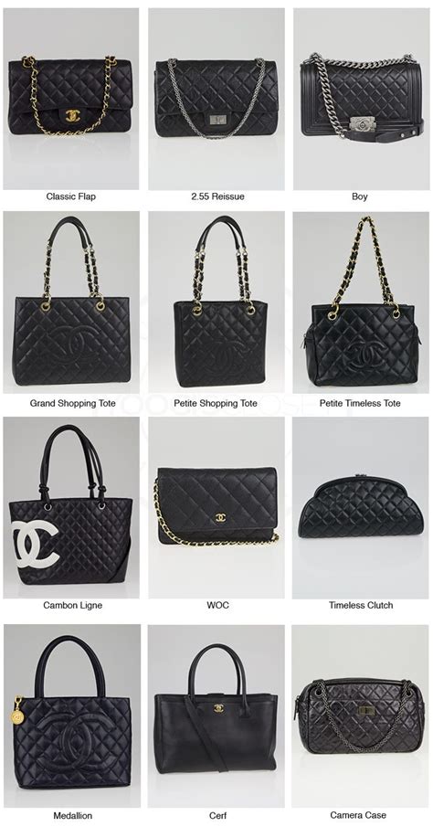 chanel bag outfit|different styles of chanel bags.